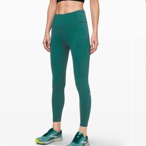 [LULULEMON] Fast and Free Tight II 25" Laguna